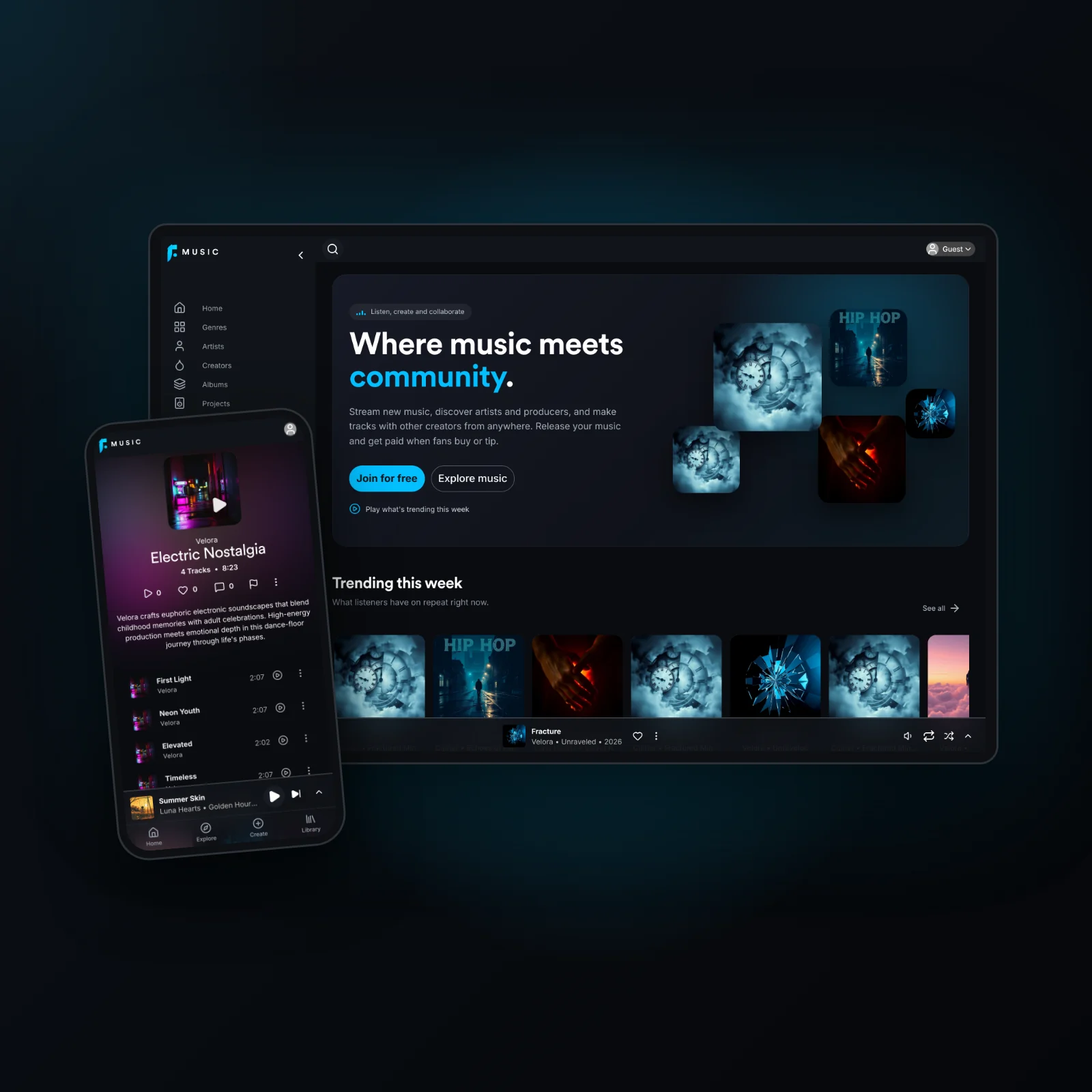 Toneflix Music preview